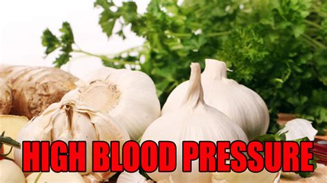 . . Does garlic interfere with blood pressure medication